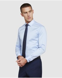 Oxford - Blue Stretch Travel Shirt