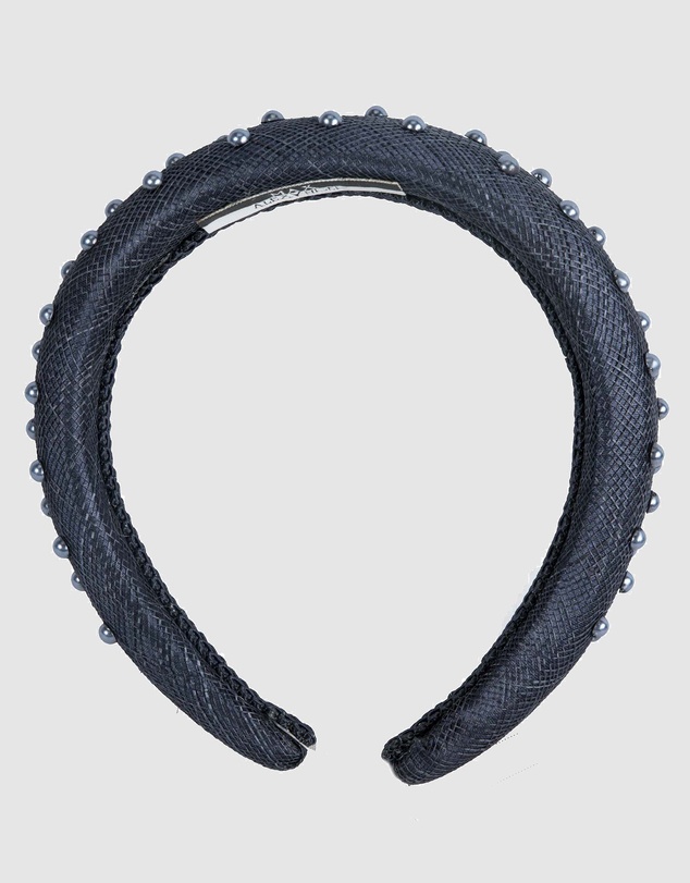 Max Alexander - Navy Sinamay Racing Fascinator Headband