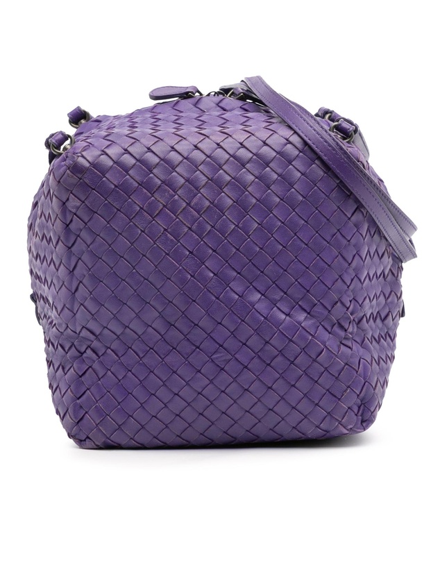 Pre-Loved by Azura Reborn - Pre-Loved Nappa Intrecciato Cube Crossbody