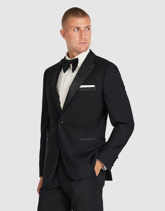 Tarocash - Titan Wool Tuxedo Jacket