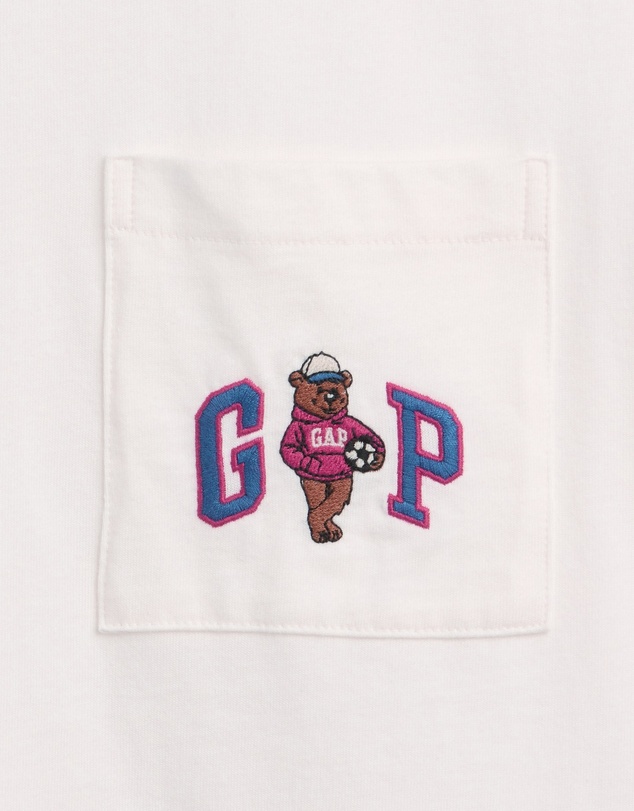 GAP - Relaxed Branan Bear Logo Short Sleeve T-Shirt