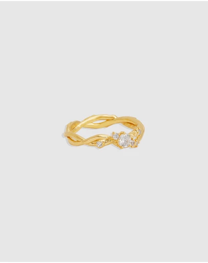 By Charlotte - No Rain, No Flowers Ring