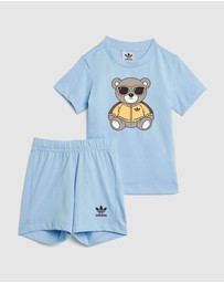 adidas Originals - Teddy Bear Shorts and Tee Set - Babies-Kids