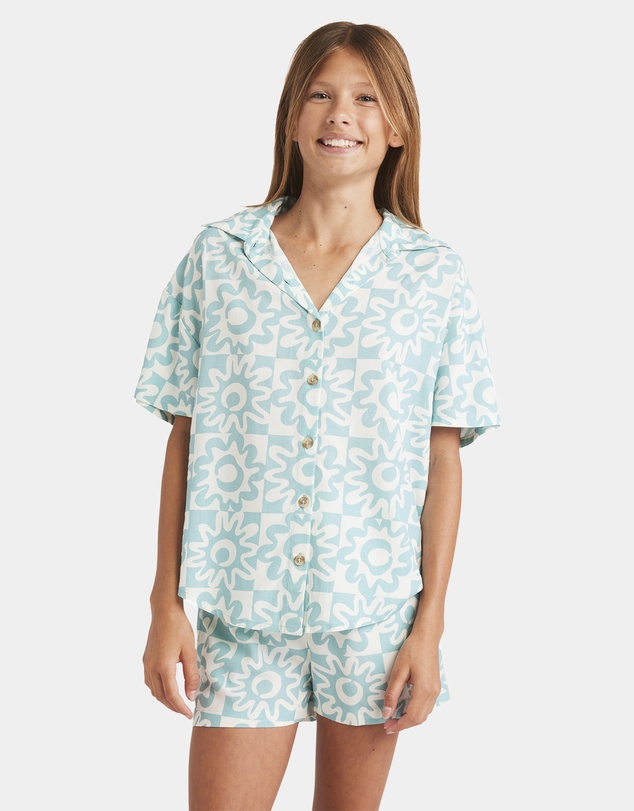 Billabong Kids - Girls 8 to 16 Lost On You Short Sleeve Shirt
