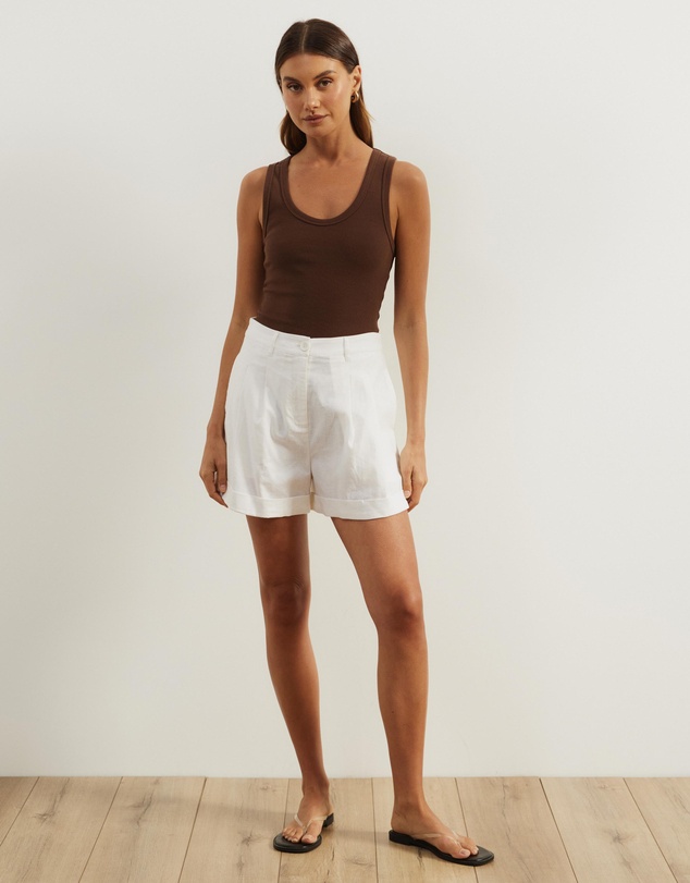 Atmos&Here - Isla Linen Blend Shorts