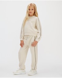 Calvin Klein Jeans - Girls Relaxed Piping Sweatshirt and Jogger Set