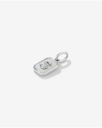 Michael Hill - Letter S Mother of Pearl Initial Pendant in Sterling Silver