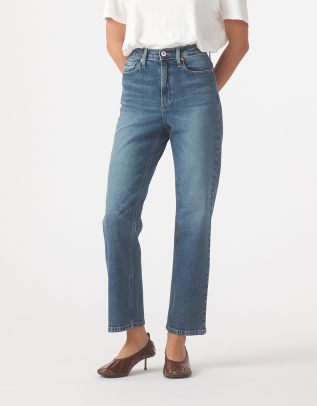 Outland Denim - Zoe High Straight Jean 28