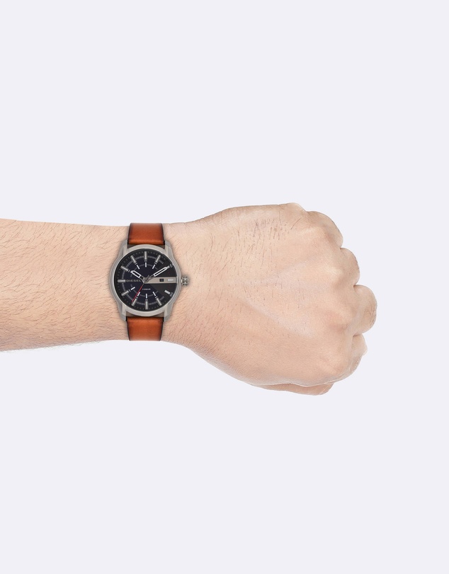 Diesel - Armbar Dark Brown Analogue Watch