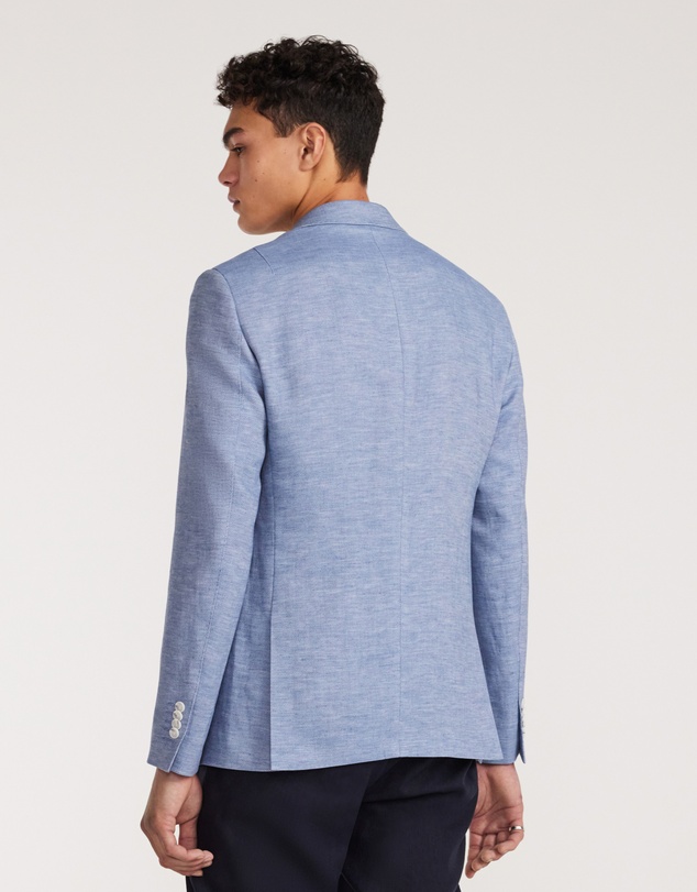 Calibre - Lyocell Linen Blazer Blue