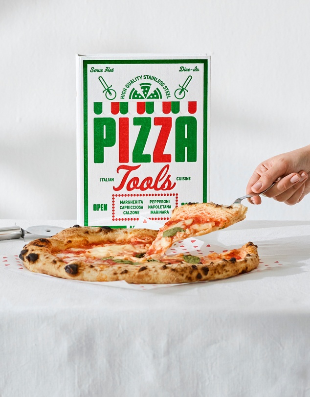 Printworks - Printworks The Essentials Pizza Tools-Red White