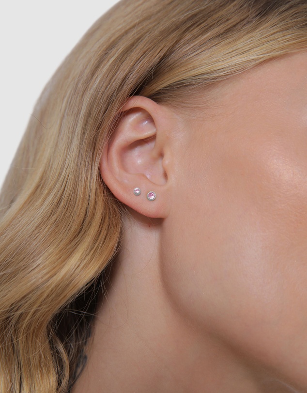 Elli Jewelry - Earrings Set Crystal 925 Sterling Silver