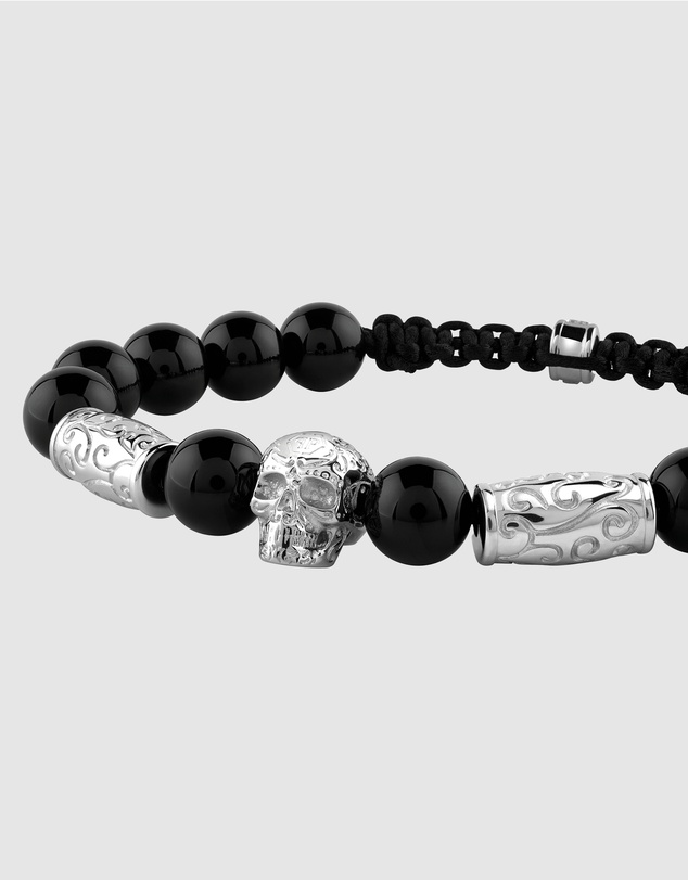 Philipp Plein - PLEIN ELITE Stainless Steel Onyx Bracelet