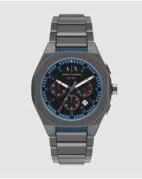 Armani Exchange - Gun-Metal Chronograph Watch
