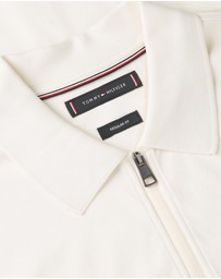 Tommy Hilfiger - Regular Fit Interlock Knit Zip Polo Shirt