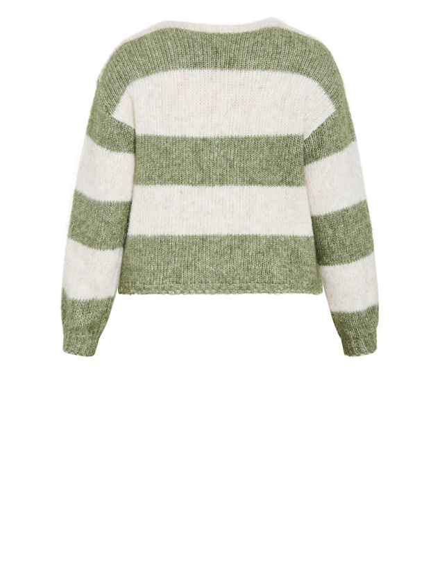 City Chic - Willow Stripe Tie Cardigan