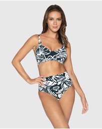 Nip Tuck Swim - Green Nostaligic Summer Teresa Bikini Top