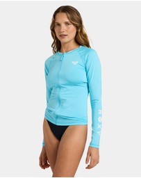 Roxy - Womens Essentials Zipped Long Sleeve Rashguard