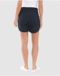 Ripe Maternity - Indi Shirred Linen Short