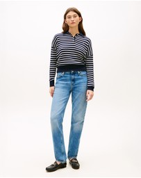 Tommy Hilfiger - Cable Knit Relaxed Polo Jumper
