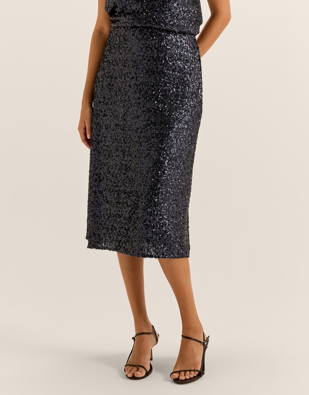 Review - Sasha Sequin Pencil Skirt