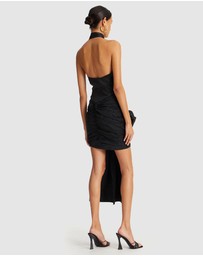 ROTATE - Satin Bow Dress