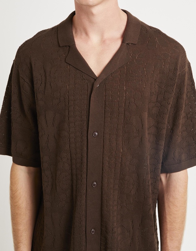 Arvust - Bronson Knitted Shorts Sleeve Resort Shirt