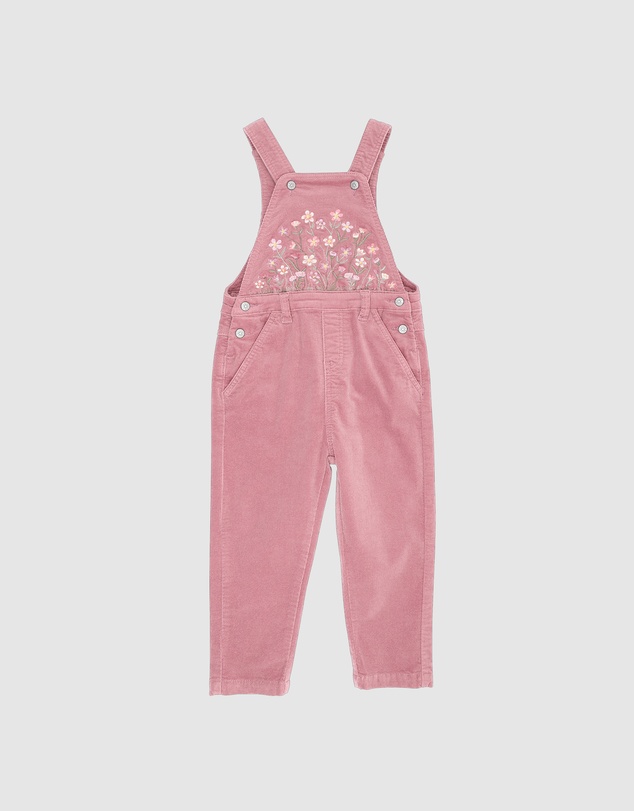 Bebe by Minihaha - Flossy Embroidered Cord Overalls 3-5 Yrs