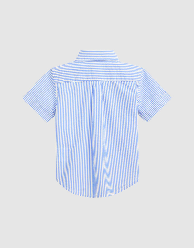Polo Ralph Lauren - Striped Cotton Seersucker Shirt - Babies