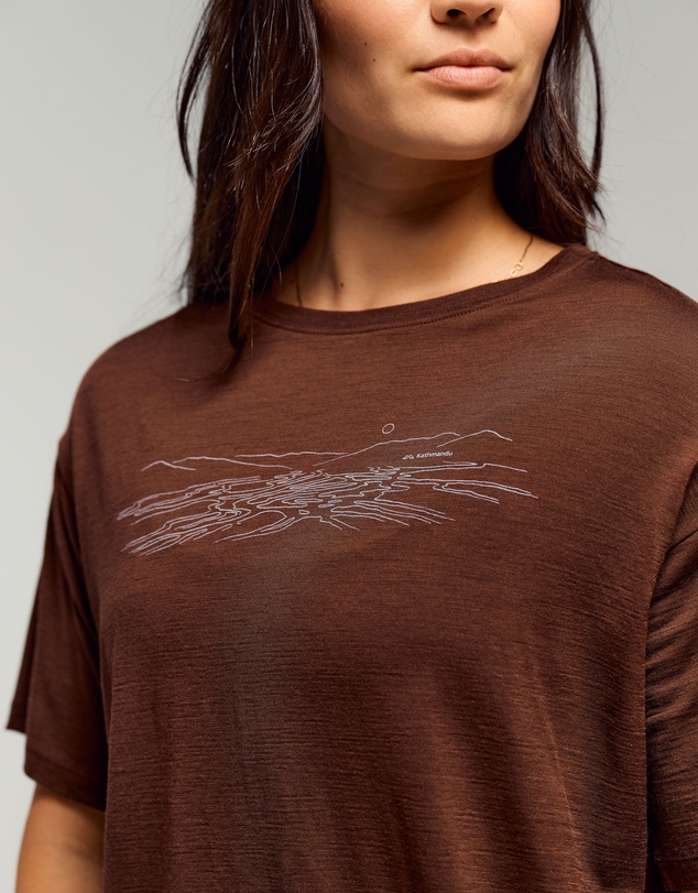 Kathmandu - 100% Merino Graphic T-Shirt