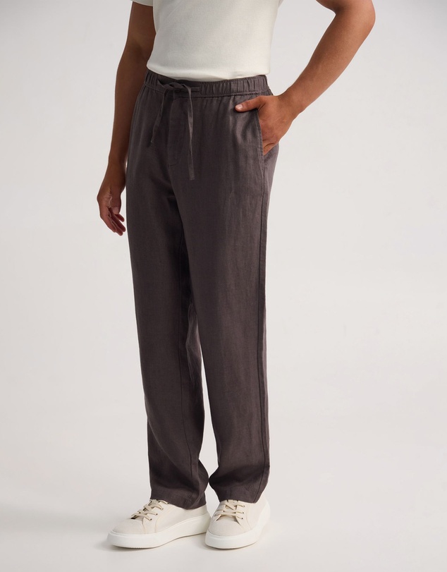 Oxford - Ravi Straight Leg French Linen Pant
