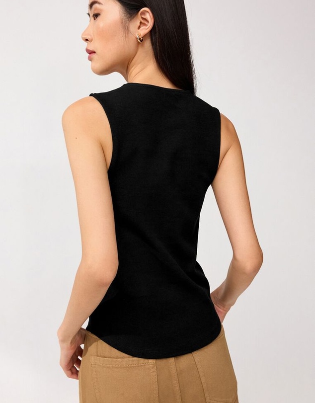 NEXT - Double Layered Super Soft Ribbed Tank Vest Top