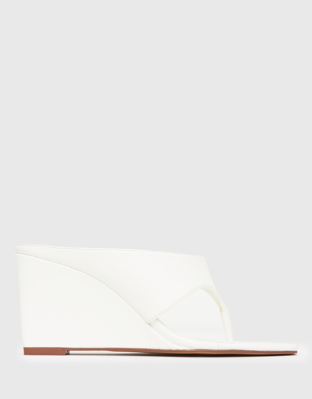Betts - Selene Square Toe Wedge Sandals