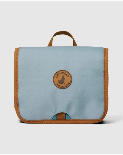 Crywolf - HANGING TOILETRY BAG Moss Colourblock