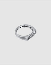 Haze & Glory - ICONIC EXCLUSIVE - Ring Men Rough Bar 925 Sterling Silver