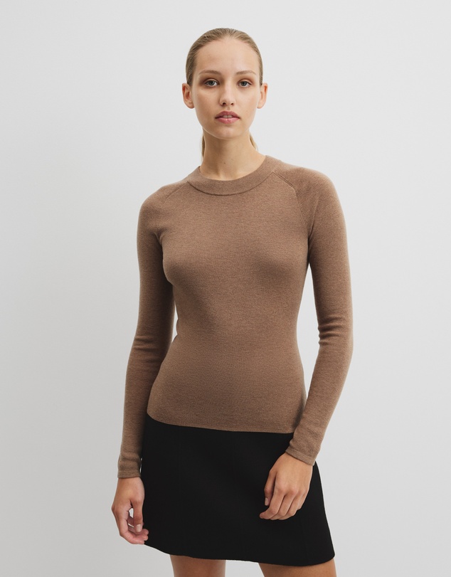 Country Road - Merino Wool Silk Long Sleeve Knit