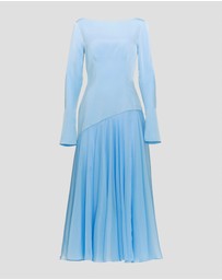 JUSTIN TONG - Selene Contrast Midi Dress