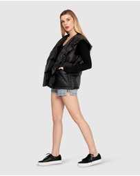 Belle & Bloom - Over My Head Hooded Puffer Vest