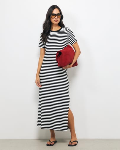 White & Black Stripe