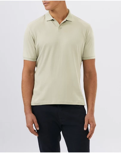 Van Heusen - Johnny Collar Interlock Polo