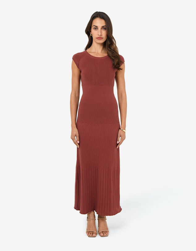 Forcast - Lourdes Ribbed Knit Dress