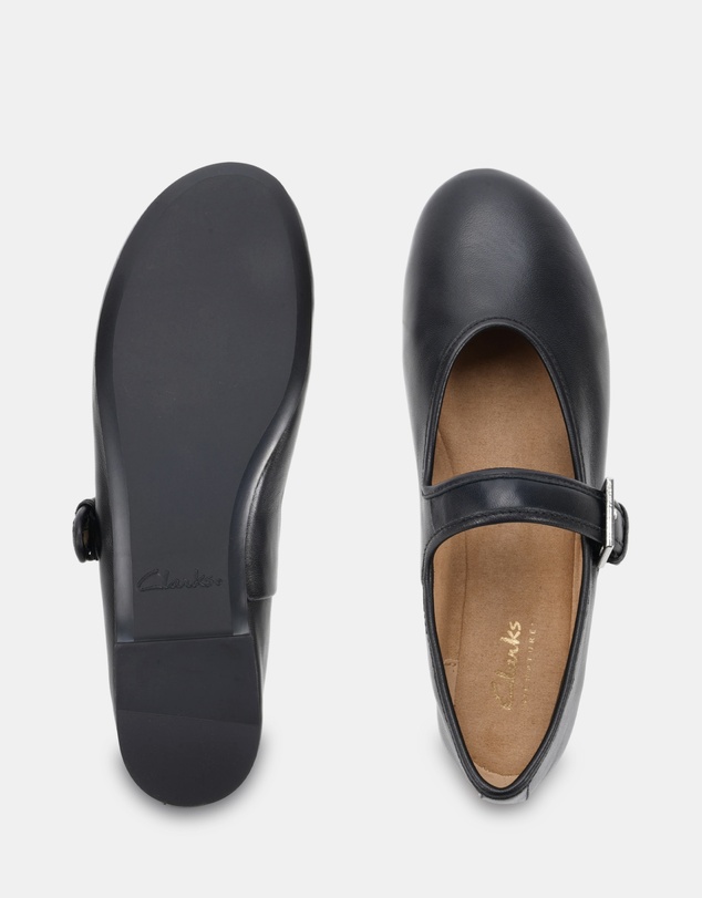 Clarks - Harriet Black Smooth