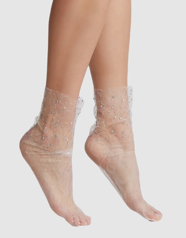 High Heel Jungle - Crystal Lace Sock