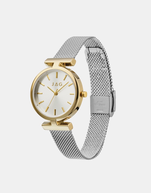 Jag - Mudgee Womens Silver Dial 35mm Silver Watch