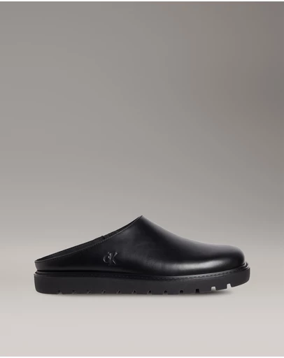 Calvin Klein - Square Leather Mules