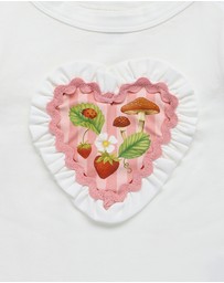 Fleur Harris - 'Days of Enchantment' Sweetheart Bodysuit in Cream