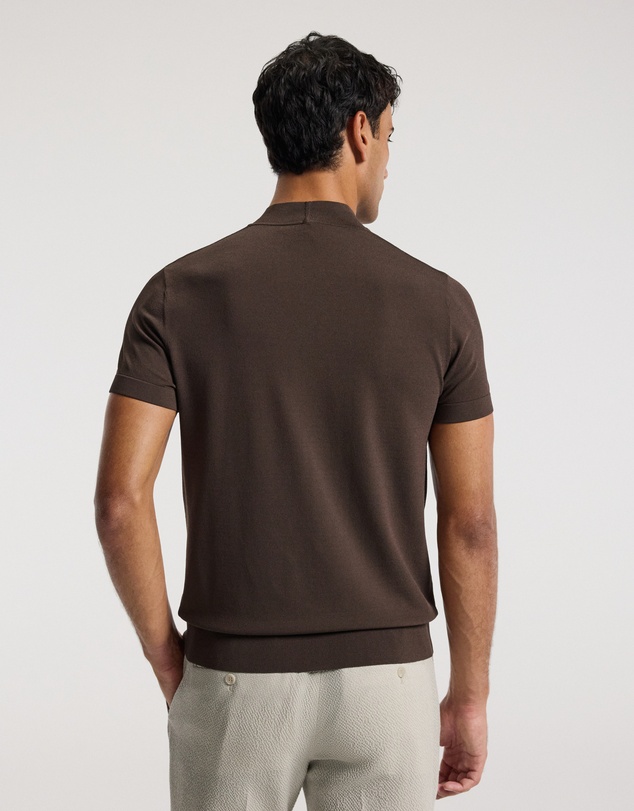 Calibre - Slim Tech Knit T-shirt Mocha