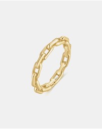 Ania Haie - Ania Haie Gold Paper Clip Link Ring