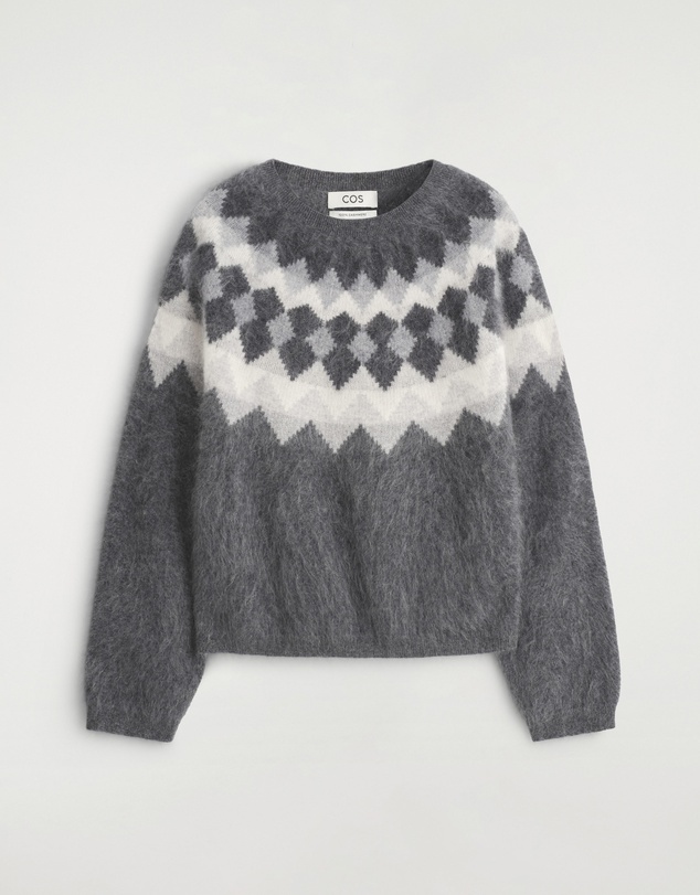 COS - Fair Isle Brushed-Cashmere Jumper