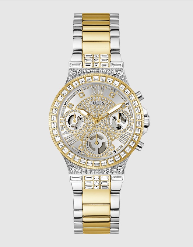 GUESS - Guess Moonlight Ladies 2-Tone Multi-function Watch